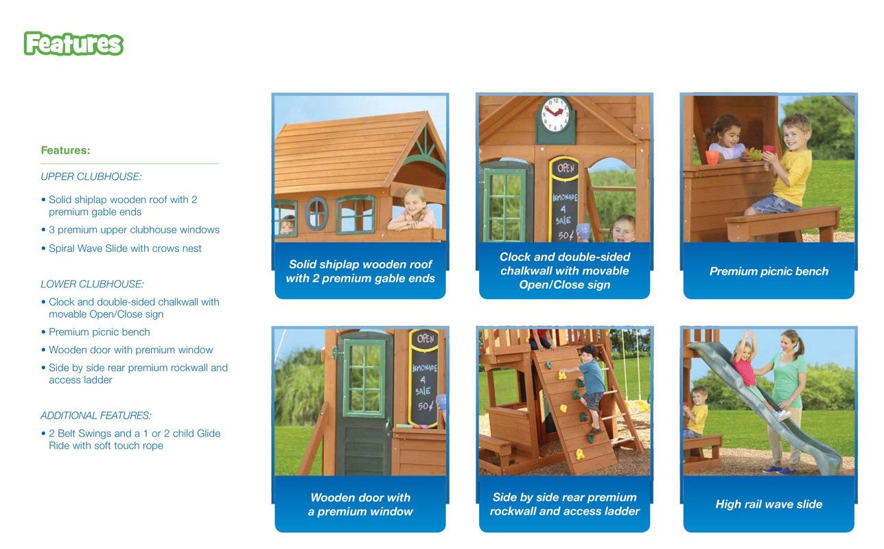 KidKraft Ashberry Wooden Swing Set & Reviews Wayfair